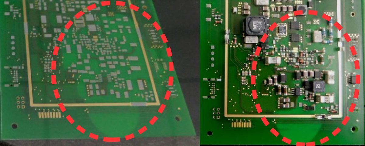PCB delamination